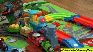 We Love Toy Trains! Thomas the Tank Engine and Friends Play Sets Playtime w- Hulyan & Maya