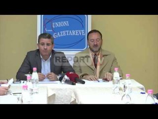 Report TV - Unioni i gazetarëve, peticion për ligjin e medias
