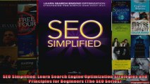SEO Simplified Learn Search Engine Optimization Strategies and Principles for Beginners