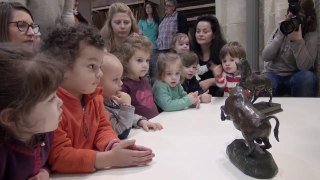Les tout-petits découvrent le musée Bonnat-Helleu