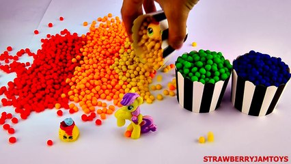 Play Doh Surprise Rainbow Dippin Dots Shopkins Hulk My Little Pony Surprise Eggs by StrawberryJamTo