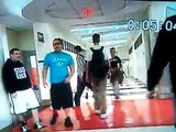 break danceing in staggs hallways