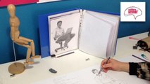 Karakalem Desen - Erkek Model Çizimi