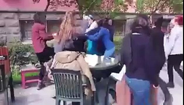 Ankara Üniversitesi'nde eski sevgilisini taciz ve tehdit eden kadın dayagı