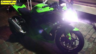 2013 Kawasaki NINJA 300 Special Edition - idLe and little Revving at Night