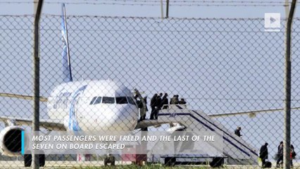 "It's Over" Hostages Flee Hijacked EgyptAir Plane, Suspect Arrested