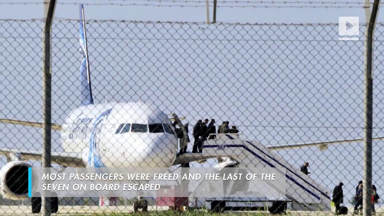 "It's Over" Hostages Flee Hijacked EgyptAir Plane, Suspect Arrested