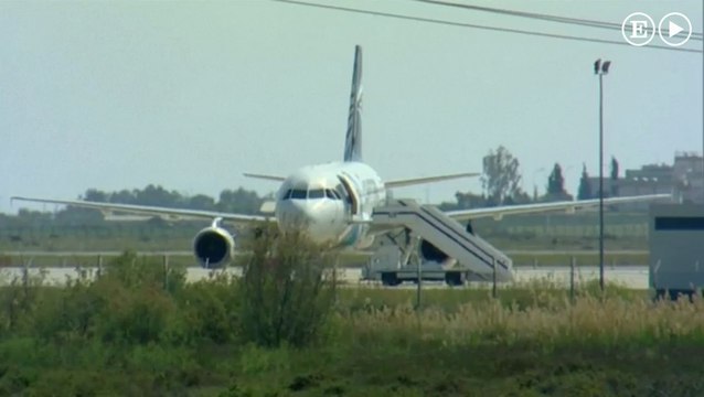 Avión egipcio secuestrado en Chipre