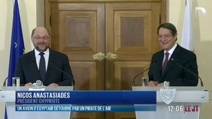 La remarque misogyne du président chypriote lors de la prise d'otage ! -ZAP ACTU du 29/03/2016
