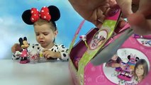Минни Маус Дисней кассовый аппарат и яйца сюрприз распаковка игрушек Minnie Mouse toys