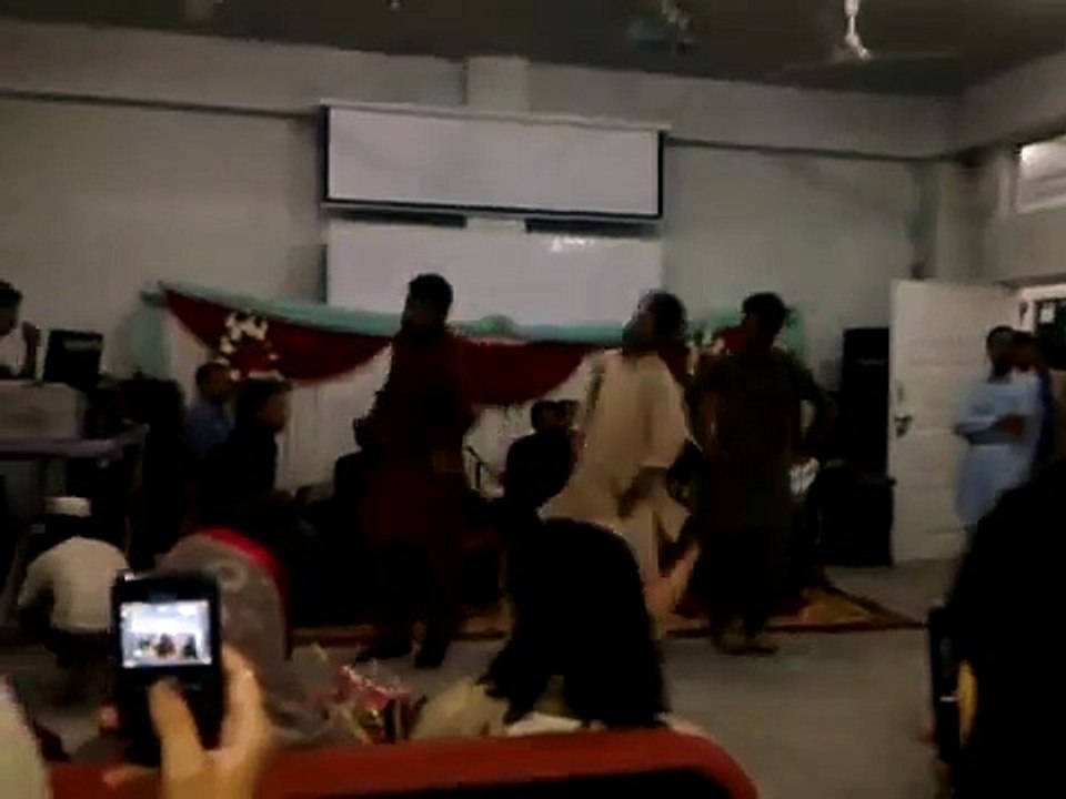 aimc abbottabad farewell party 2011 2nd batch...dance on biloo rani amzaing dance