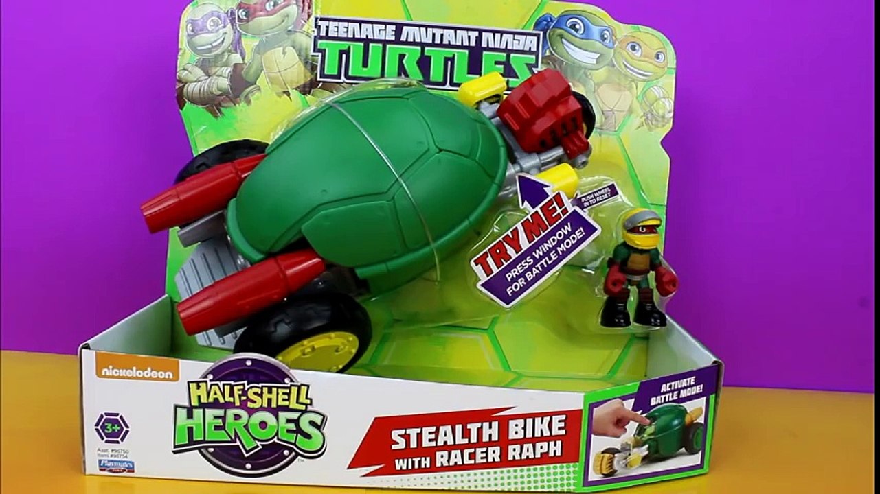 Nickelodeon TMNT Teenage Mutant Ninja Turtles Half Shell Heroes Stealth Bike with Raph