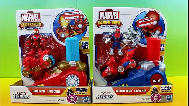 PlaySkool Heroes Marvel Iron man & Spider-Man Launcher