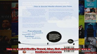 This is Social Media Tweet blog link and post your way to business success