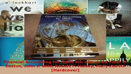 PDF  Financial Accounting for MBAs 4th edition by Peter D Easton John J Wild Robert F Halsey  EBook