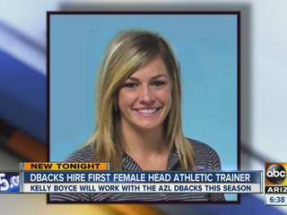 Diamondbacks hire first ever female head athletic trainer