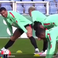 Cristiano Ronaldo seems to be enjoying the international break