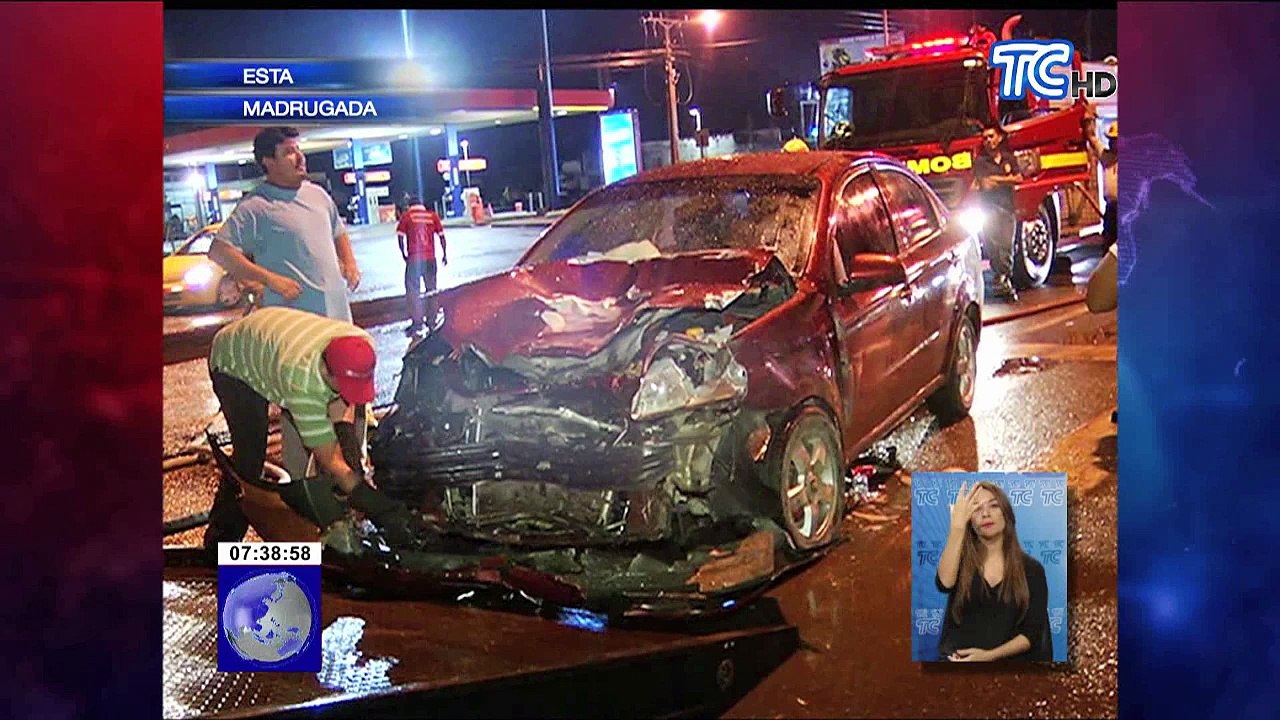 Conductor en aparente estado de embriaguez causó triple choque
