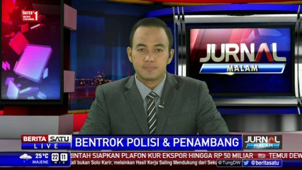 Penertiban Penambang Liar Ricuh, Polisi Tembakan Peluru Karet