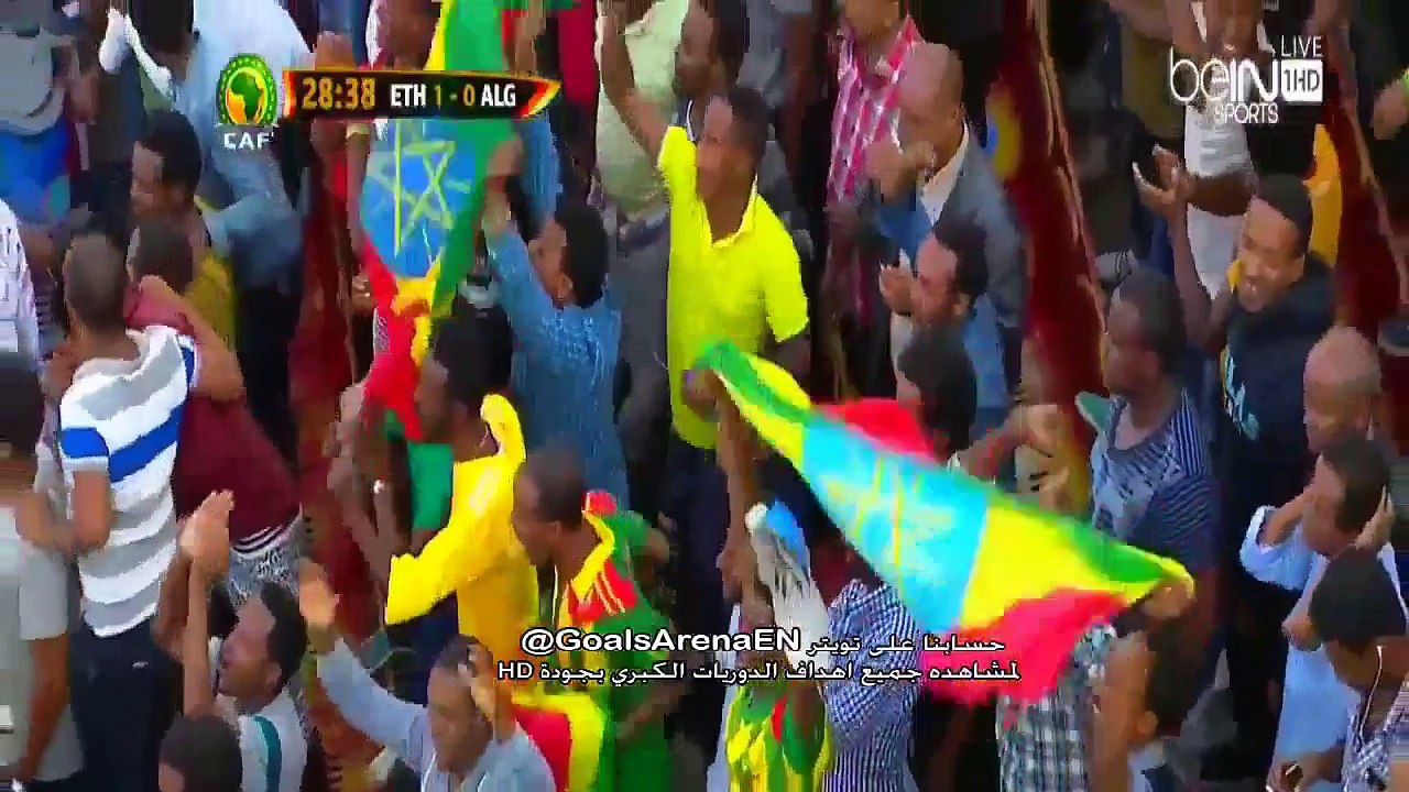 مشاهده اهداف وملخص مباراه الجزائر و إثيوبيا اليوم  29/3/2016 تصفيات امم افريقيا