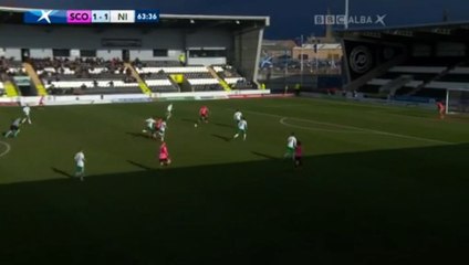 Jason Cummings ~Scotland U21 2-1 Northern Ireland U21~