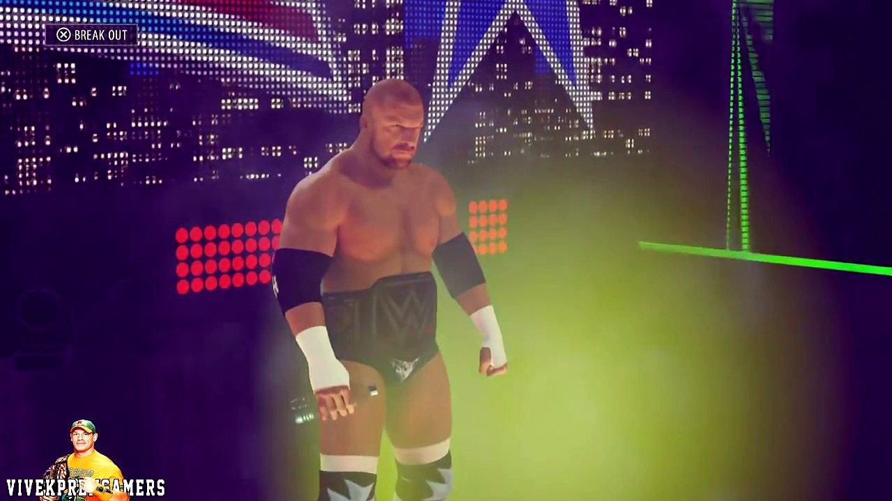 roman reigns vs tripple h wrestlemania 32