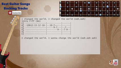 Senza Una Donna (Without A Woman) English Lyrics - Zucchero & Paul Young Bass Backing Track