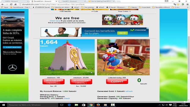 Ganhe Muitos Satoshis Direto Na FaucetBox