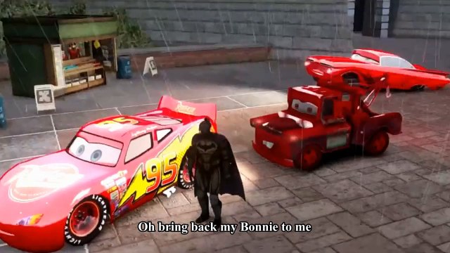 Spiderman vs Hulk Kids Songs ♪ My bonnie lies over the ocean ♪ McQueen Batman Joker and Robin