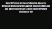 Read Oxford Picture Dictionary English-Spanish: Bilingual Dictionary for Spanish speaking teenage