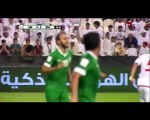 اهداف مباراة الامارات والسعودية تصفيات كاس العالم ورووعة جماهير الامارات