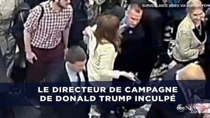 Le directeur de campagne de Donald Trump inculpé pour avoir agrippé une journaliste
