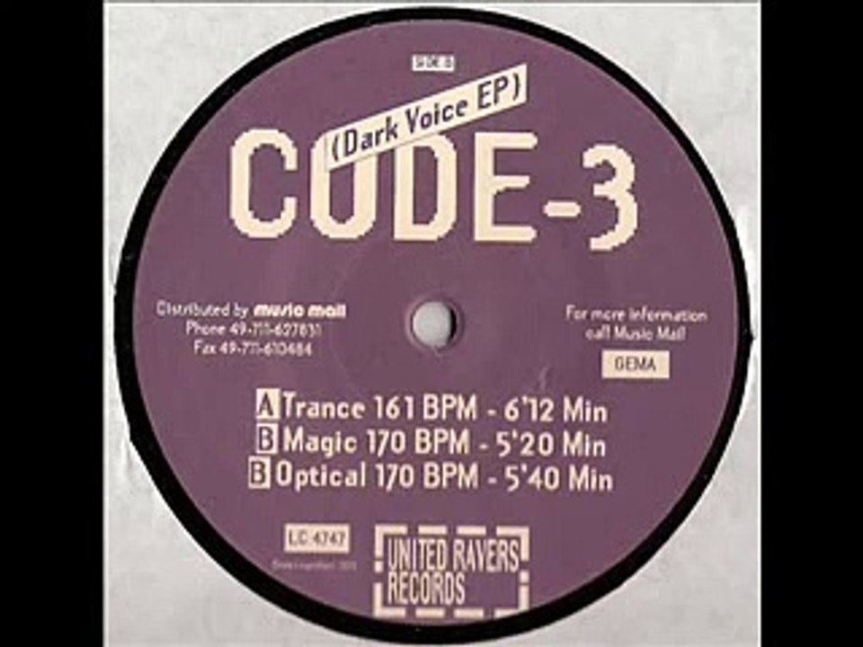 Code-3 - Trance (CLASSIC 1994)