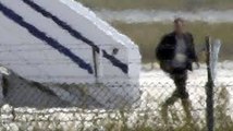 Egyptian plane hijacked - 70  Passengers trapped in plane -Man surrenders at Larnaca airport 2016