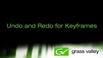 GRASS VALLEY EDIUS 6 - Undo/Redo for Keyframes