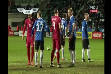 Aleksandar Kolarov Super Free-kick Goal - Estonia 0-1 Serbia 29.03.2016