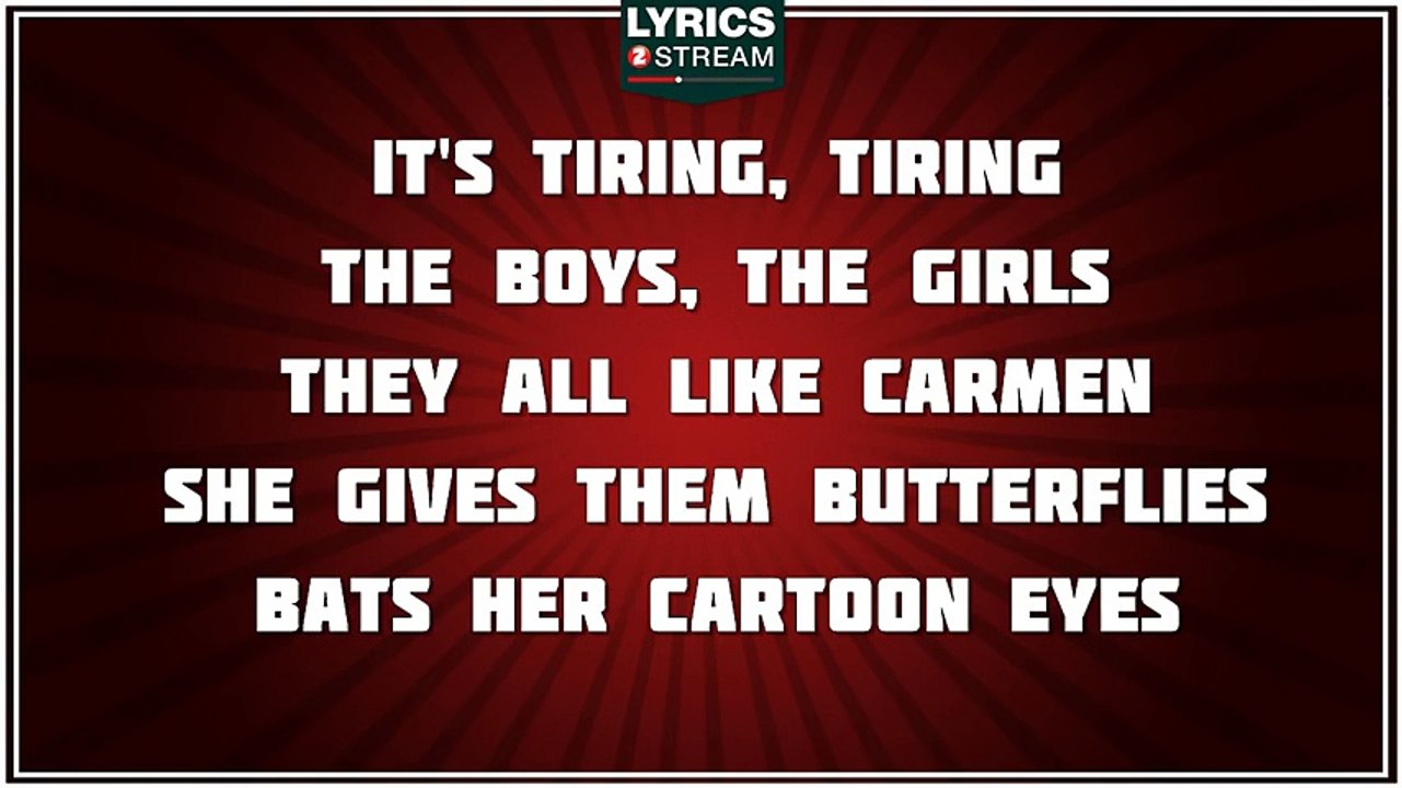 Carmen - Lana Del Rey tribute - Lyrics