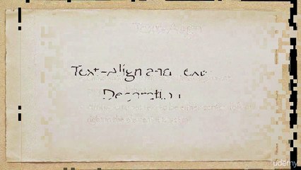 Text-Align and Text-Decoration->HTML,CSS