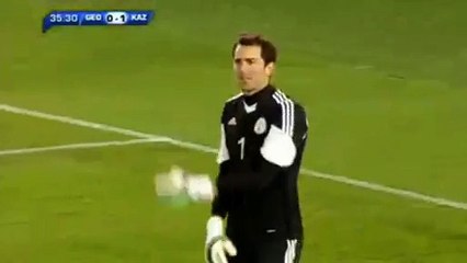 Azat Nurgaliyev Goal HD - Georgia 0-1 Kazakhstan - 29.03.2016
