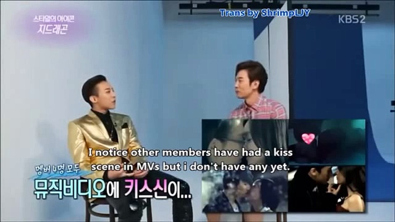 G-DRAGON: "I will do that (kiss) with Seungri" ♥ G-RI MOMENT! 19.07.14