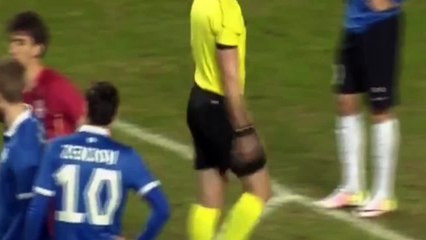 Aleksandar Kolarov Amazing Goal Estonia 0 - 1 Serbia 29/3/2016