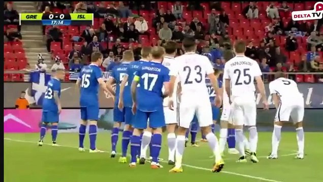 Konstantinos Fortounis Goal - Greece 1 - 0 Iceland - 29-03-2016