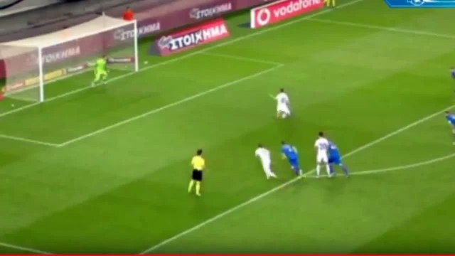 Konstantinos Fortounis Goal Greece 1-0 Iceland (Friendly) 29/3/2016