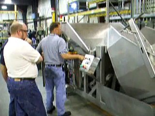 Custom Food-Grade Equipment - Meat Tote Dumper