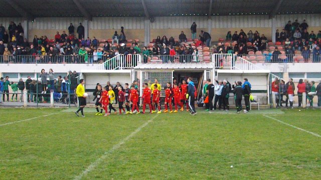 FINALE U13 ENTREE DES JOUEURS