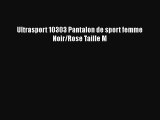 Ultrasport 10303 Pantalon de sport femme Noir/Rose Taille M