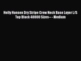 Helly Hansen Dry Stripe Crew Neck Base Layer L/S Top Black 48800 Sizes-- - Medium