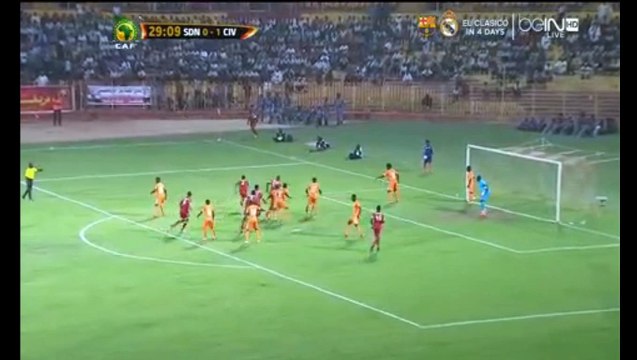 Goal Mohamed Tahir ~Sudan 1-1 Ivory Coast~