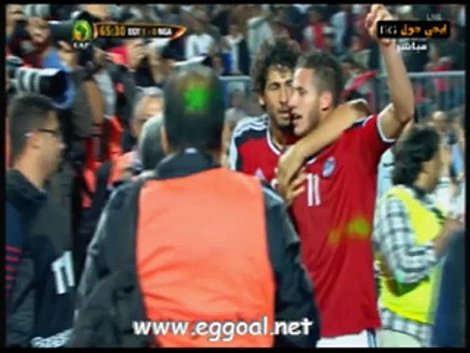 هدف رمضان صبحى ضد نيجيريا -- اهداف مباراة مصر ونيجيريا -- تصفيات كأس امم افريقيا 29-3-2016 - YouTube