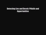 [PDF] Detecting Lies and Deceit: Pitfalls and Opportunities [Download] Full Ebook